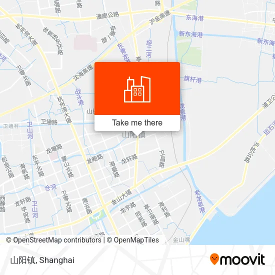 山阳镇 map