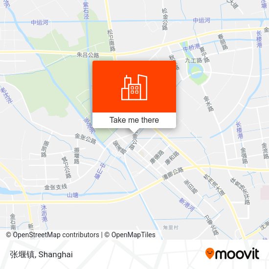 张堰镇 map
