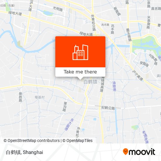 白鹤镇 map