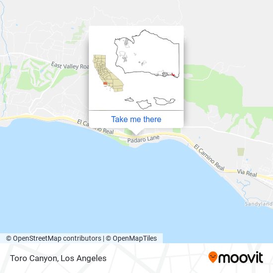 Mapa de Toro Canyon