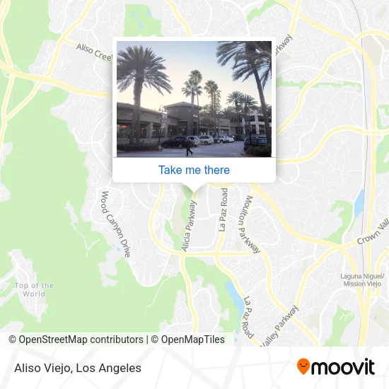 Aliso Viejo map