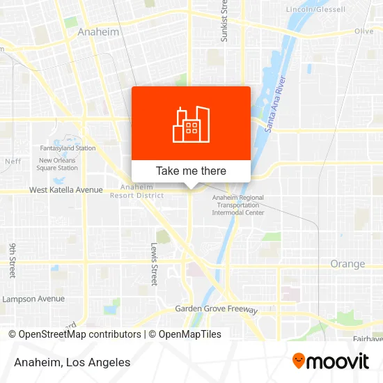 Anaheim map