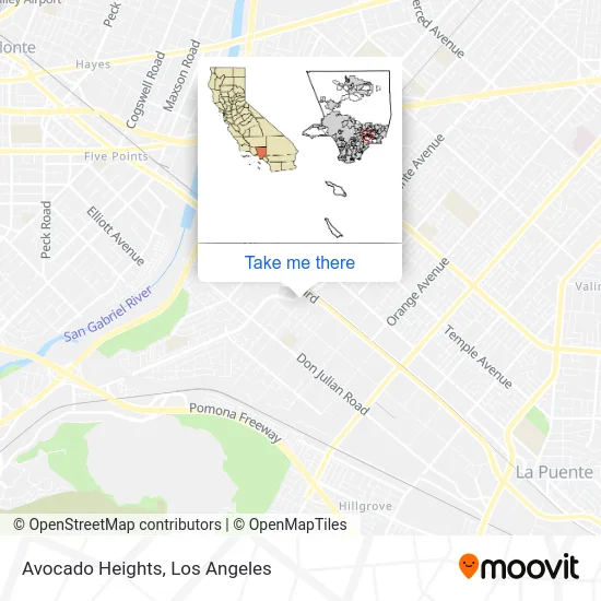 Avocado Heights map