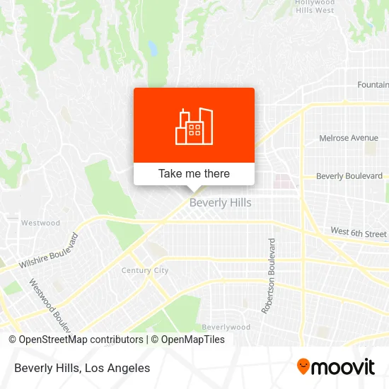 Beverly Hills map