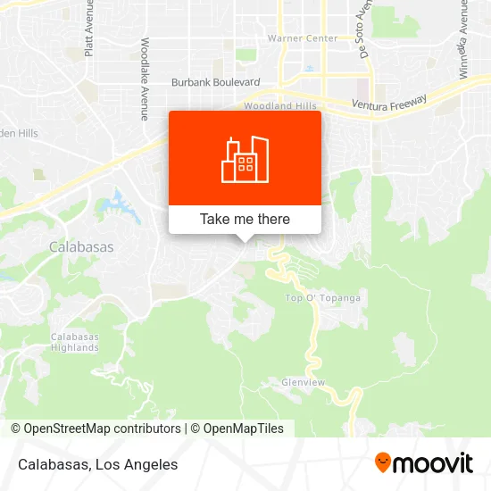 Calabasas map