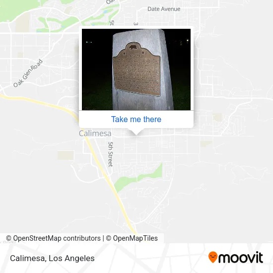 Calimesa map