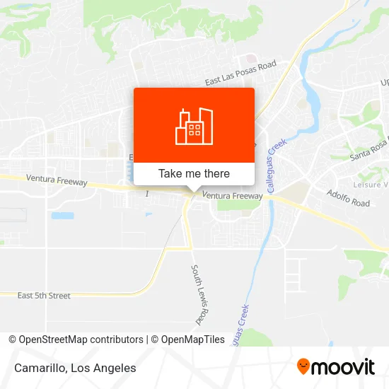 Camarillo map
