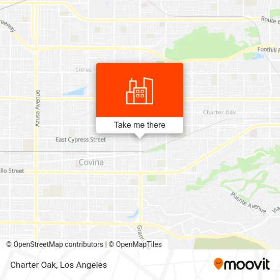 Charter Oak map