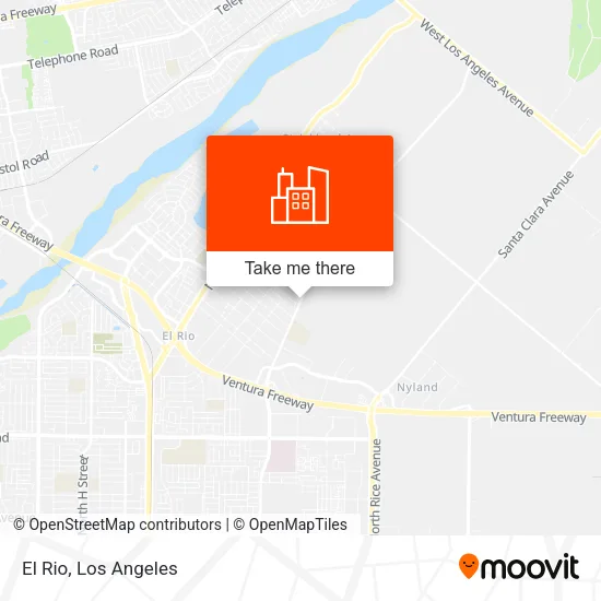 El Rio map