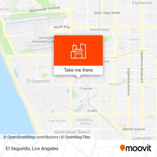 El Segundo map