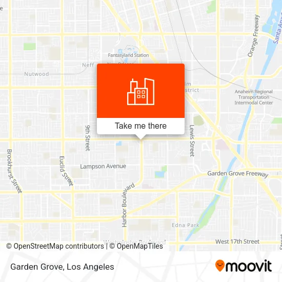 Garden Grove map