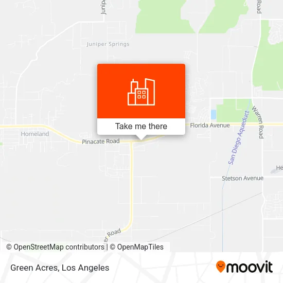 Green Acres map