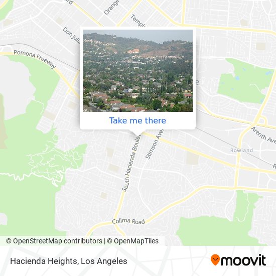 Hacienda Heights map