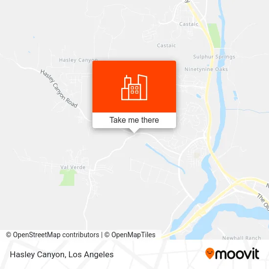 Hasley Canyon map