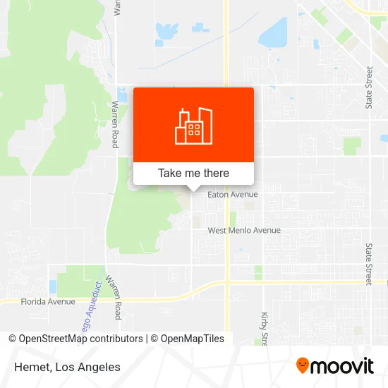 Hemet map