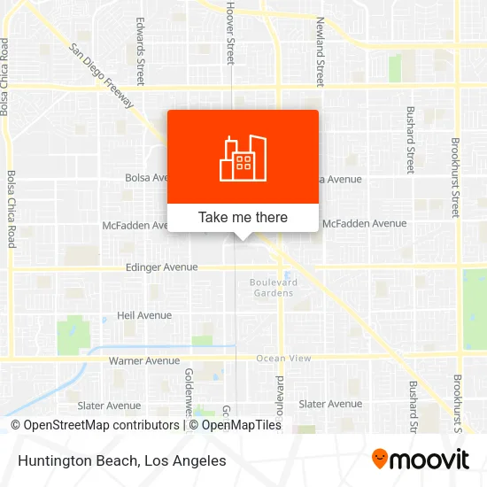 Huntington Beach map