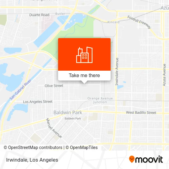 Irwindale map