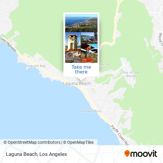 Laguna Beach map