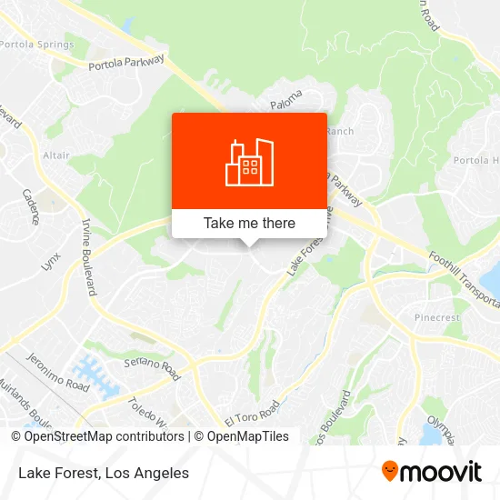 Lake Forest map