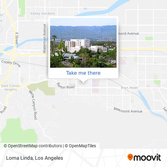 Mapa de Loma Linda