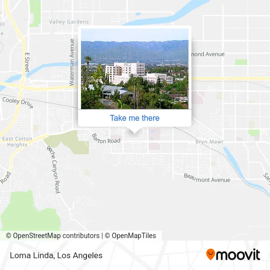 Loma Linda map