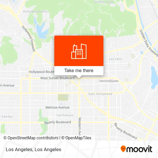 Los Angeles map