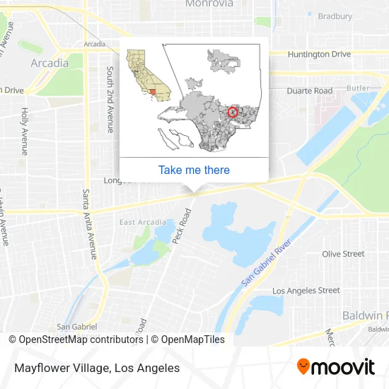 Mayflower Village map