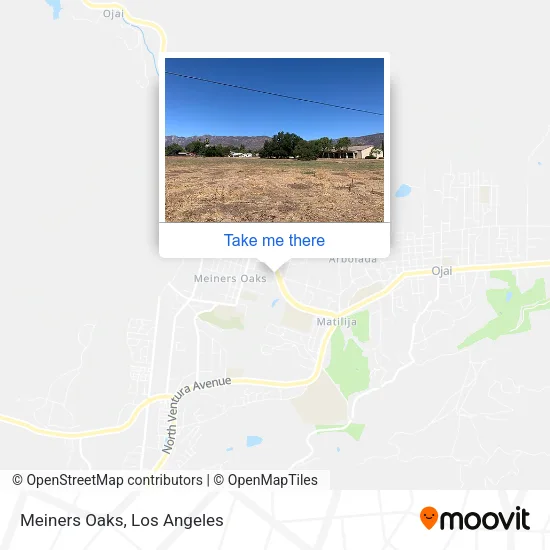 Meiners Oaks map