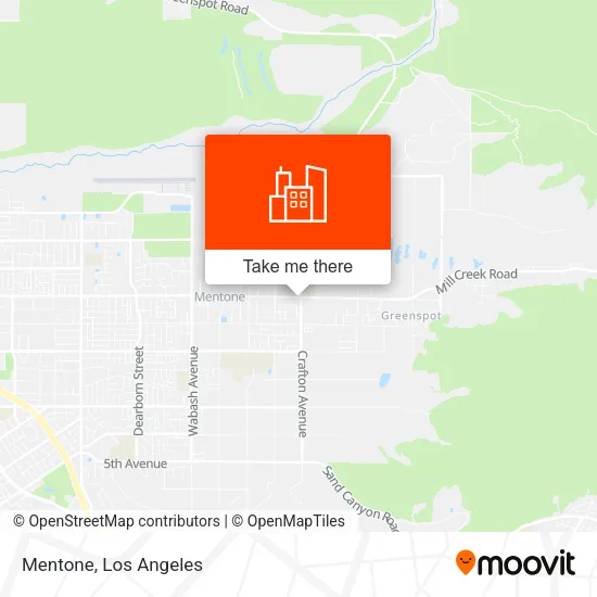 Mentone map