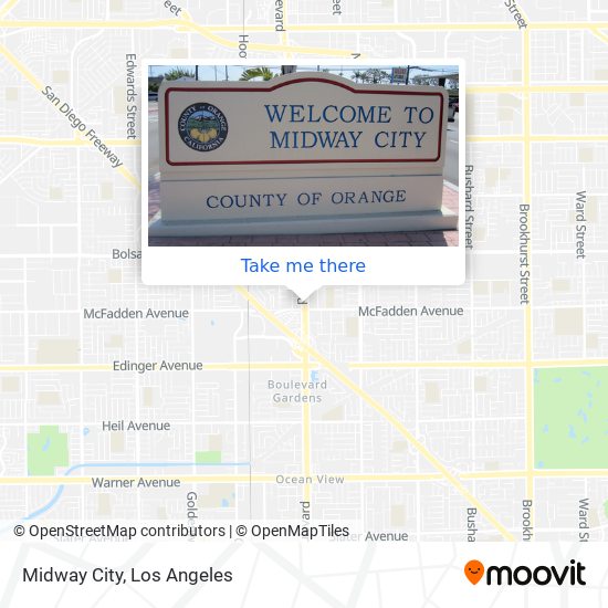 Midway City map