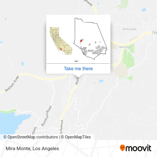 Mira Monte map