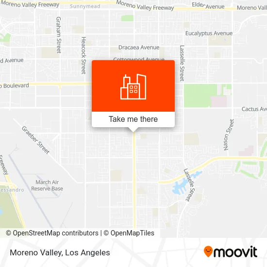 Moreno Valley map