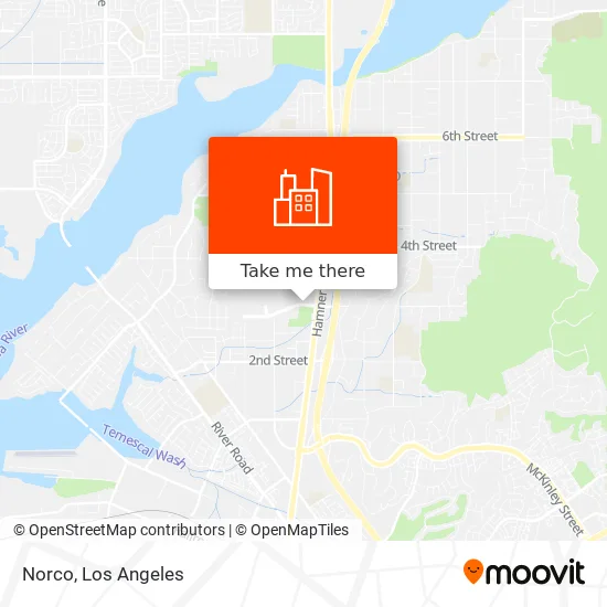 Norco map