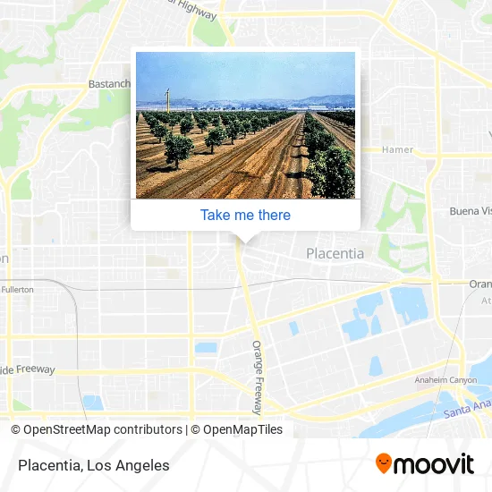 Placentia map