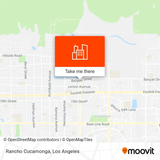 Rancho Cucamonga map