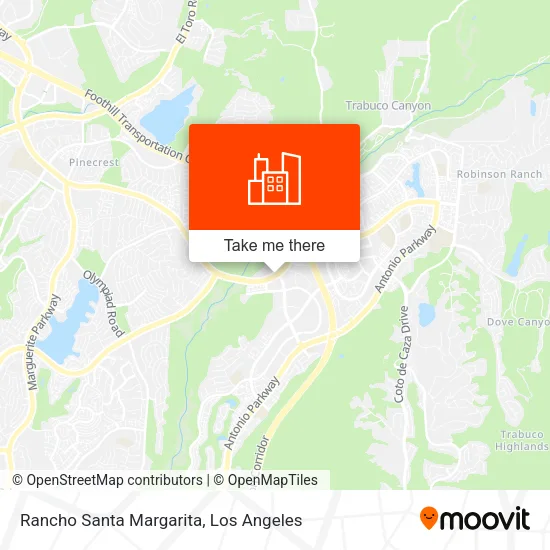 Rancho Santa Margarita map