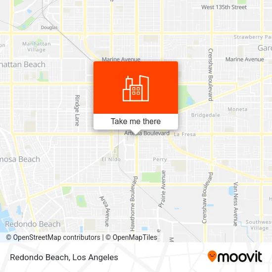 Redondo Beach map