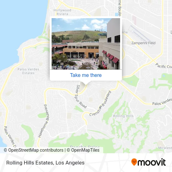 Rolling Hills Estates map