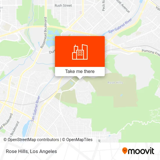 Rose Hills map