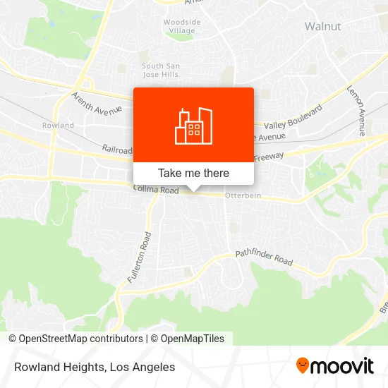 Rowland Heights map
