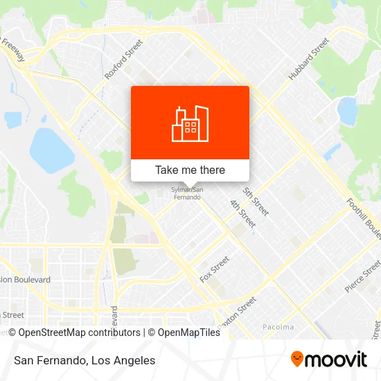 San Fernando map