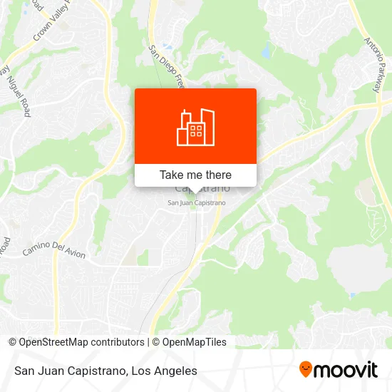 San Juan Capistrano map