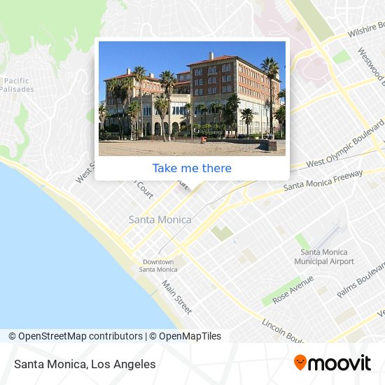 Santa Monica map