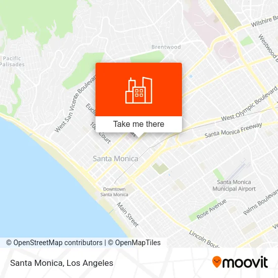 Santa Monica map