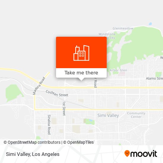 Simi Valley map