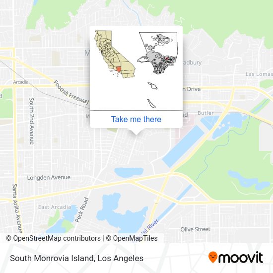 Mapa de South Monrovia Island