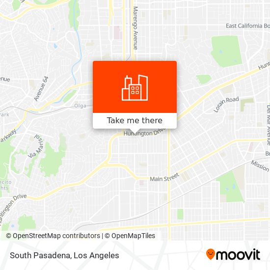 Mapa de South Pasadena