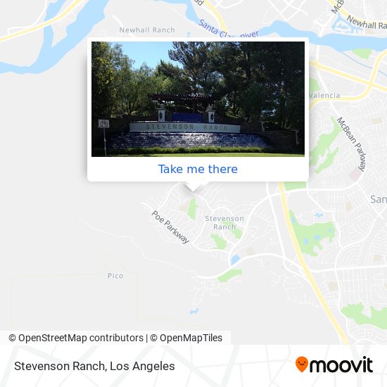 Mapa de Stevenson Ranch