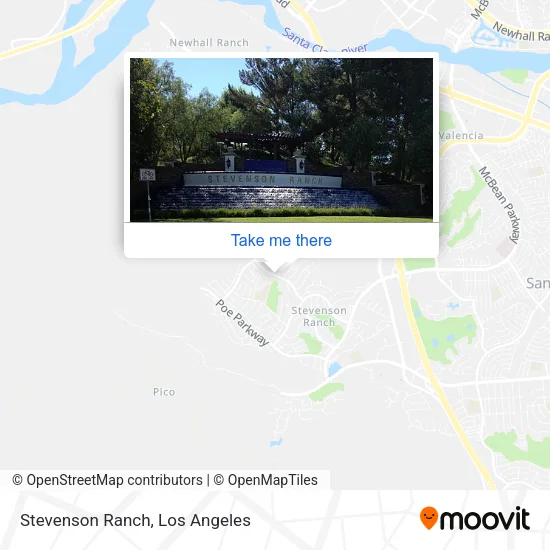 Stevenson Ranch map