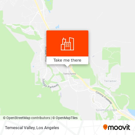 Temescal Valley map